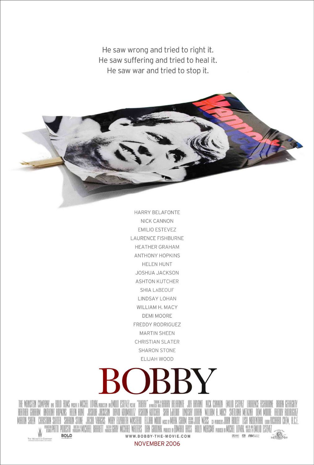 Extra Large Movie Poster Image for Bobby (#1 of 6)