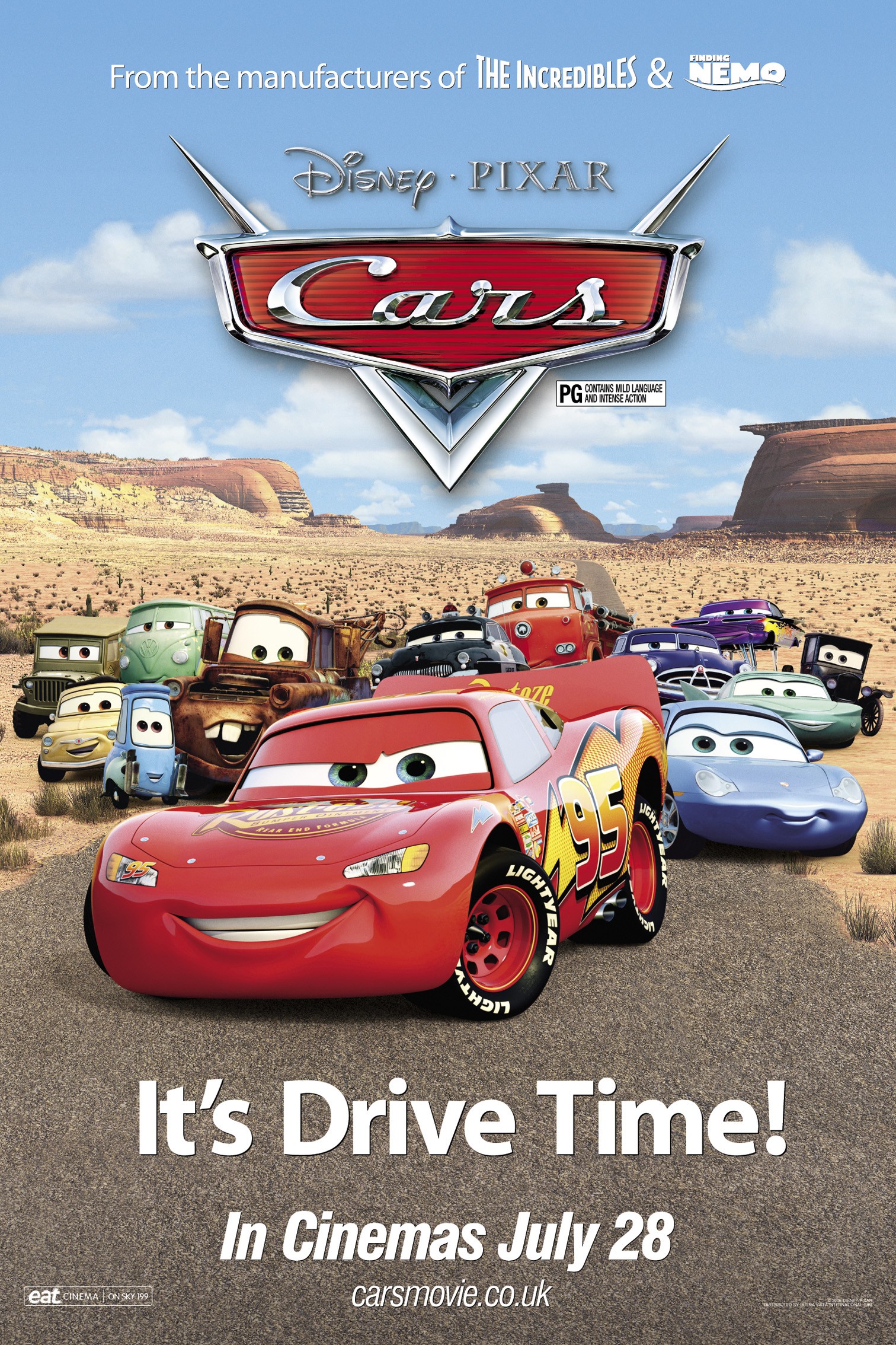 Mega Sized Movie Poster Image for Cars (#12 of 13)