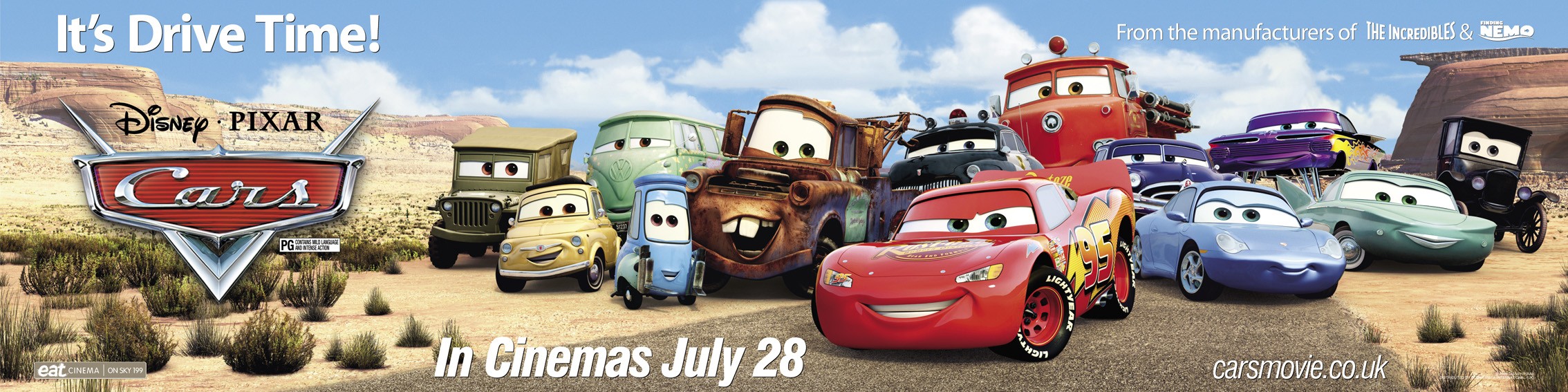Mega Sized Movie Poster Image for Cars (#13 of 13)