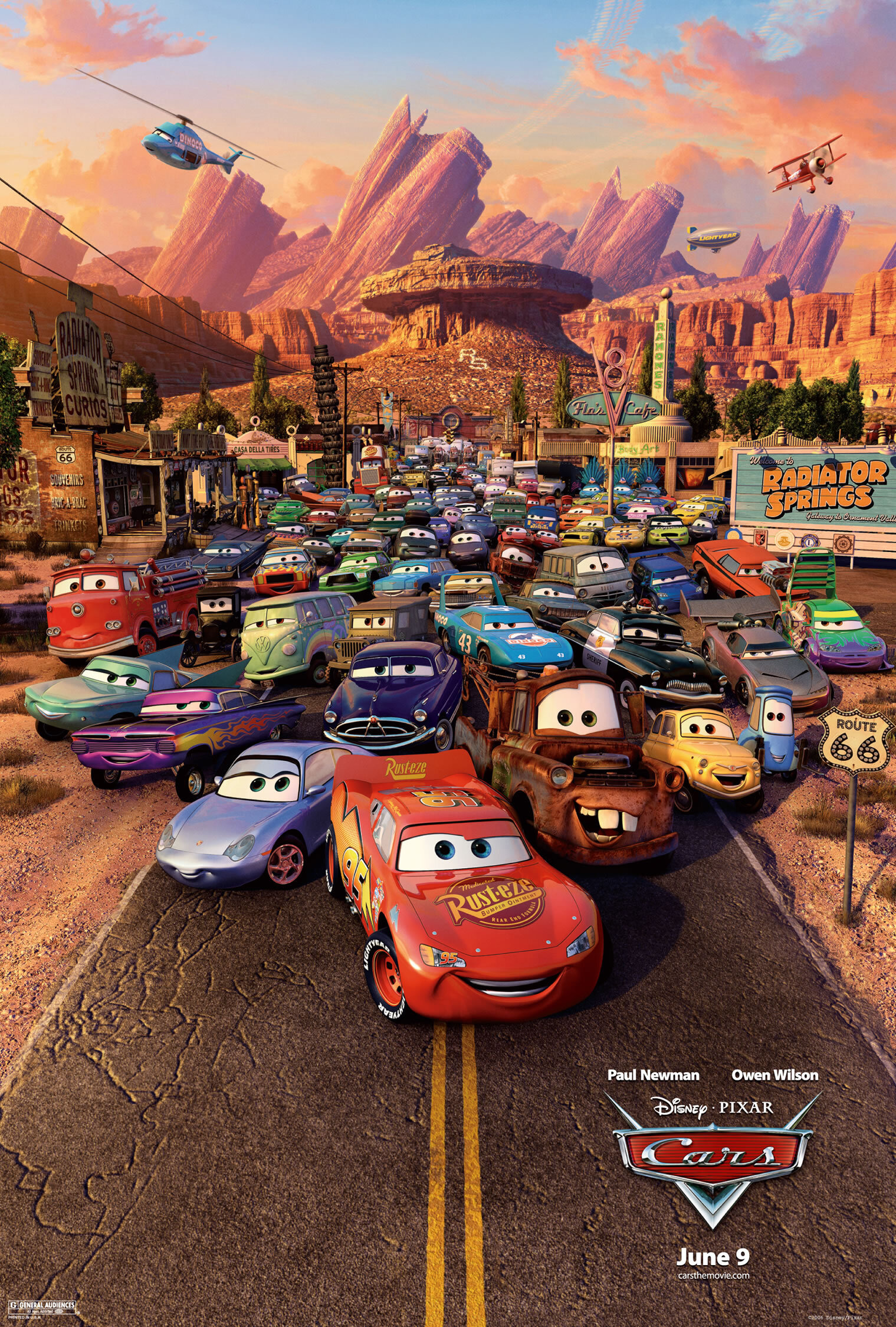 Mega Sized Movie Poster Image for Cars (#2 of 13)