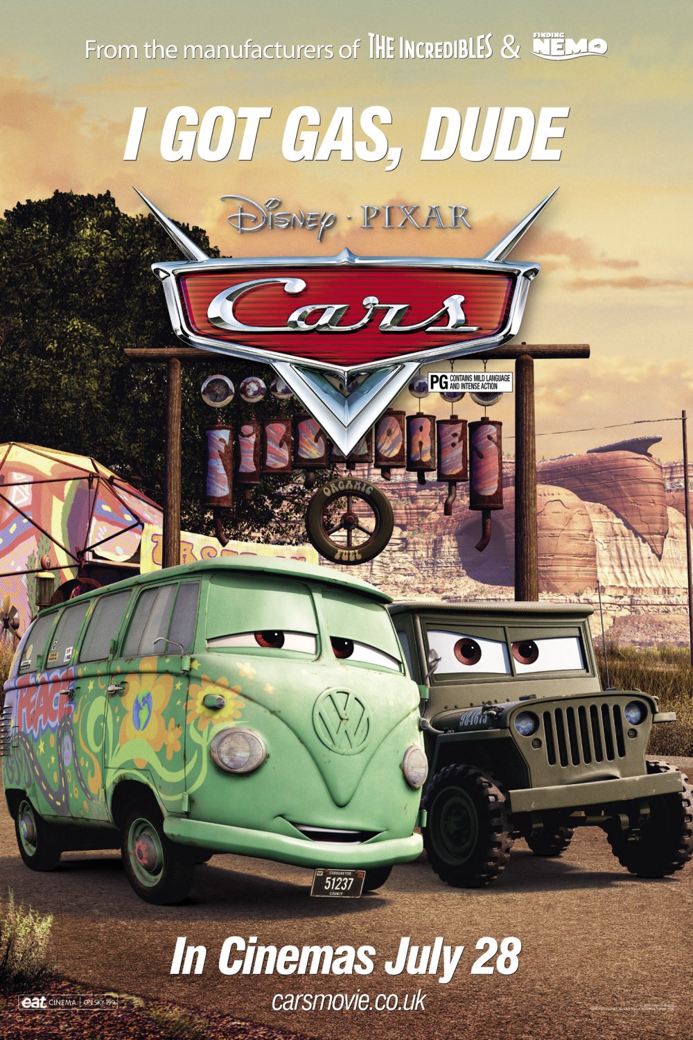Extra Large Movie Poster Image for Cars (#8 of 13)