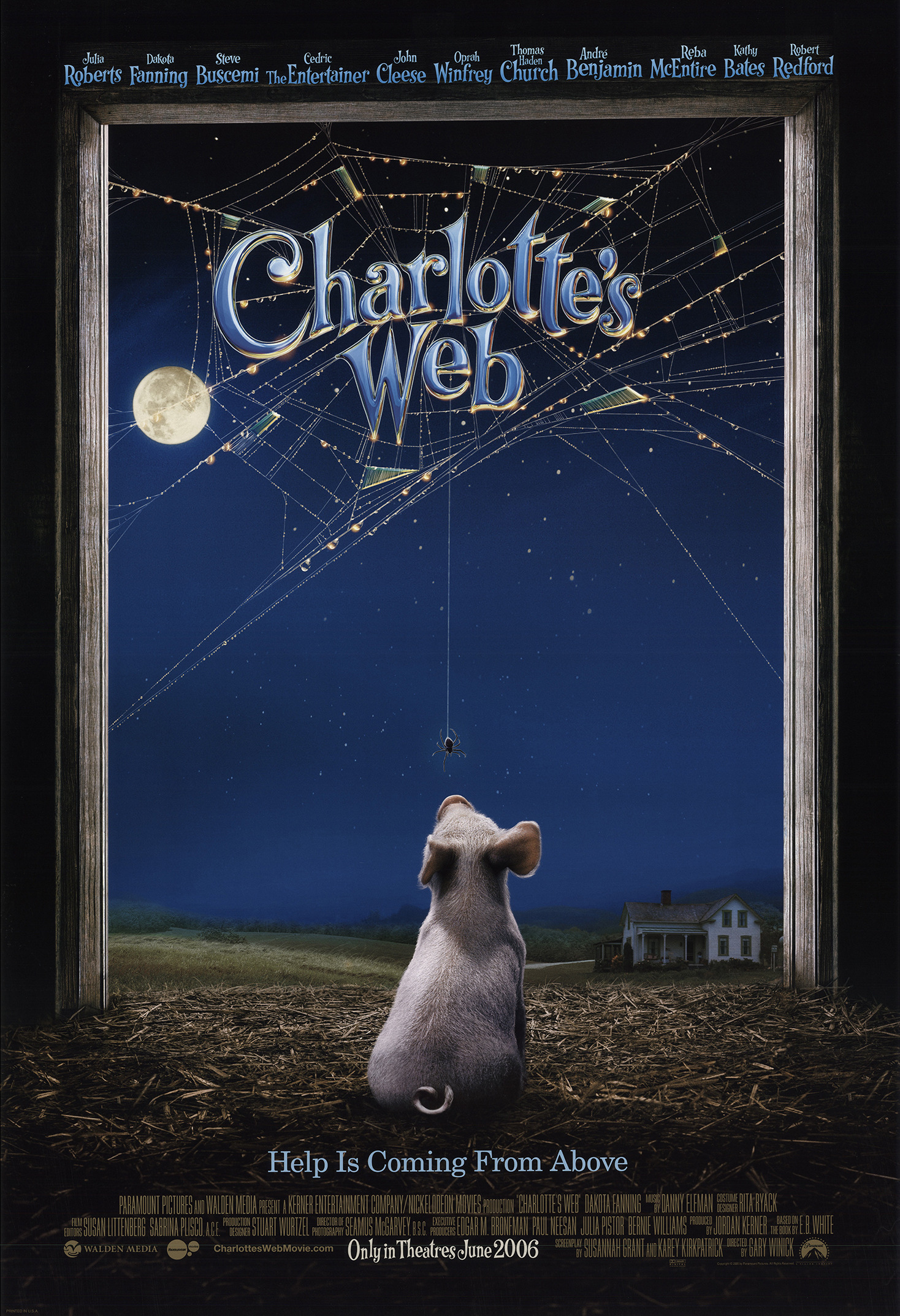 Mega Sized Movie Poster Image for Charlotte's Web (#1 of 13)