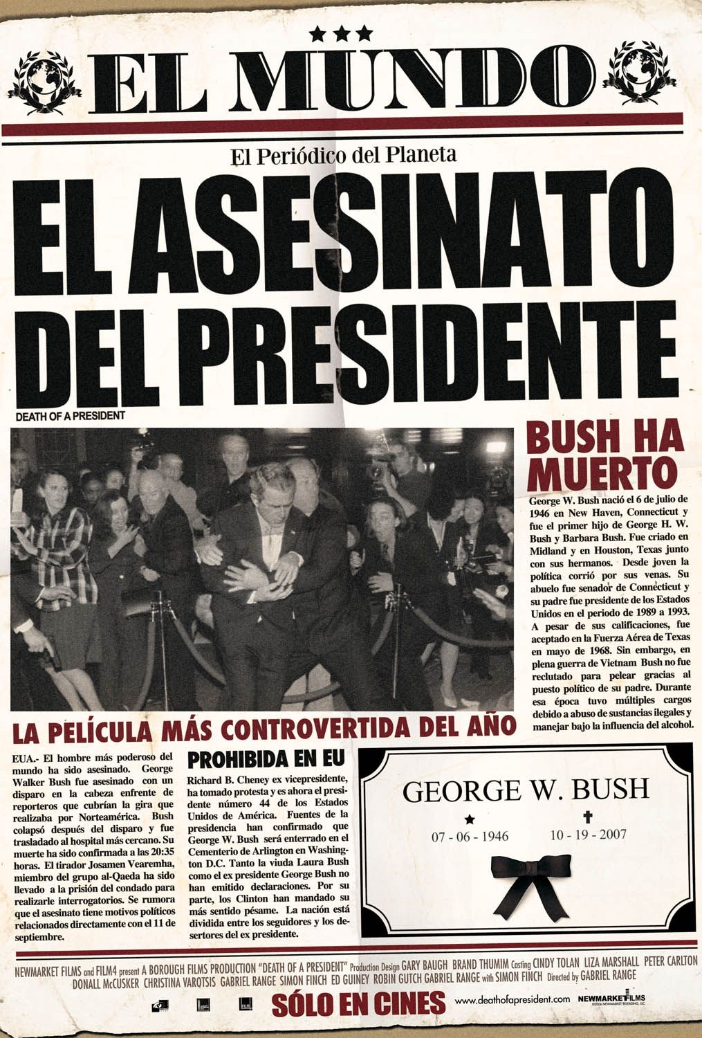 Extra Large Movie Poster Image for Death of a President (#4 of 4)