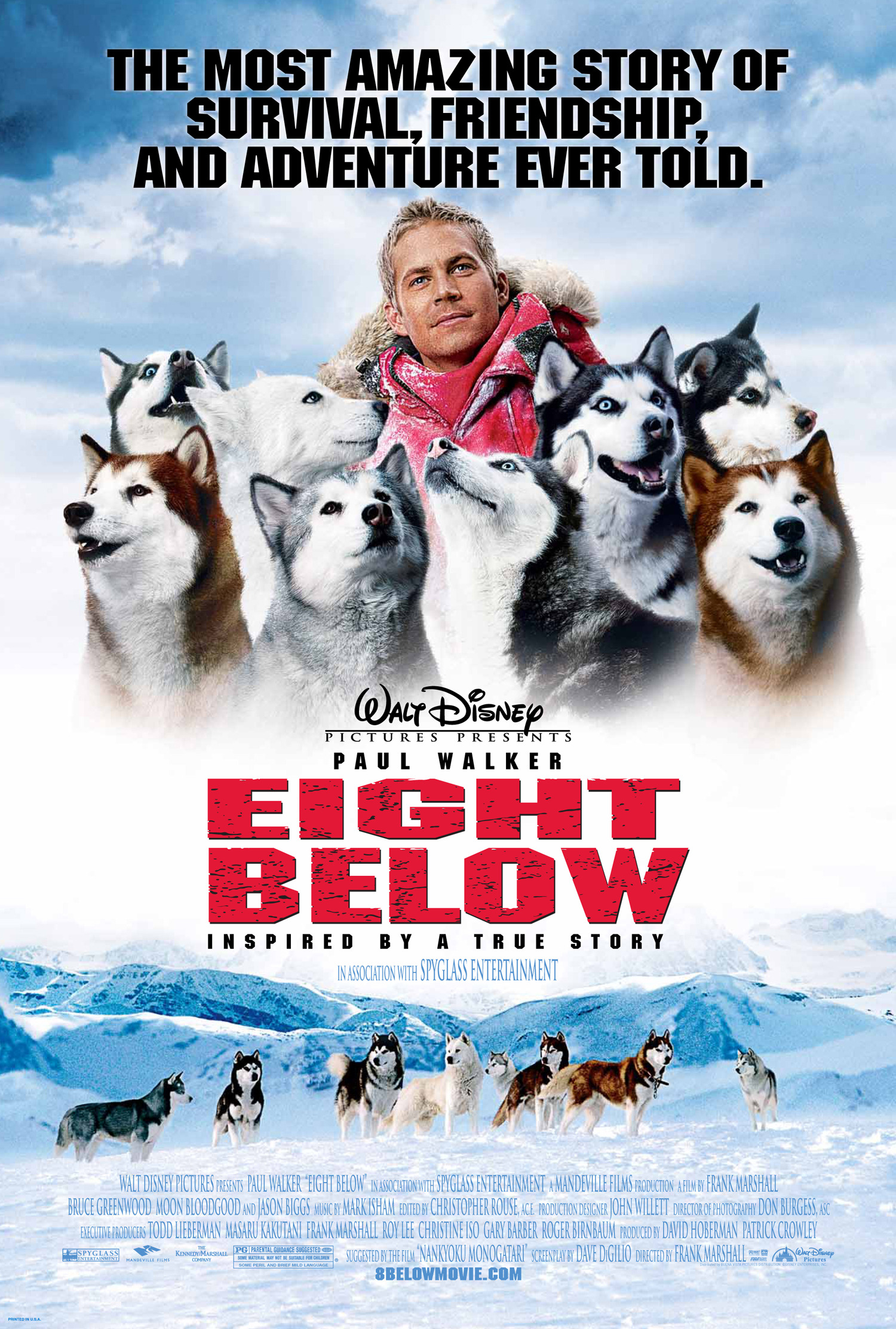 Mega Sized Movie Poster Image for Eight Below (#1 of 2)