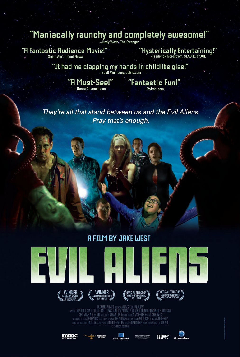 Extra Large Movie Poster Image for Evil Aliens (#2 of 2)