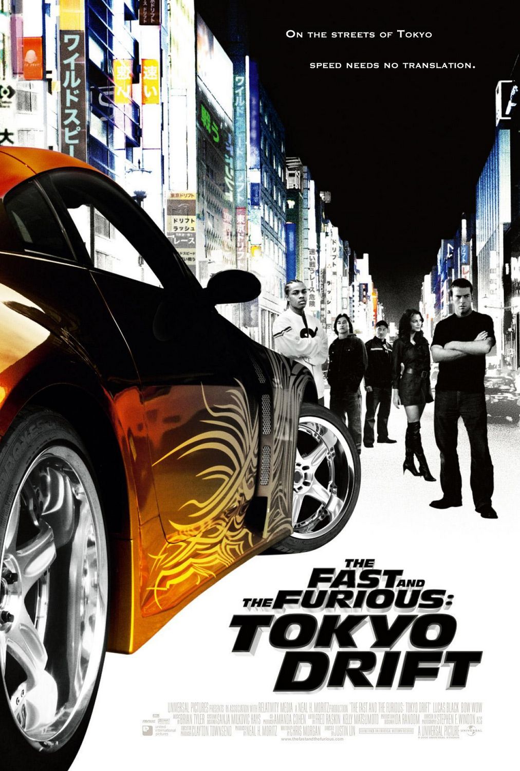 Extra Large Movie Poster Image for The Fast and the Furious: Tokyo Drift