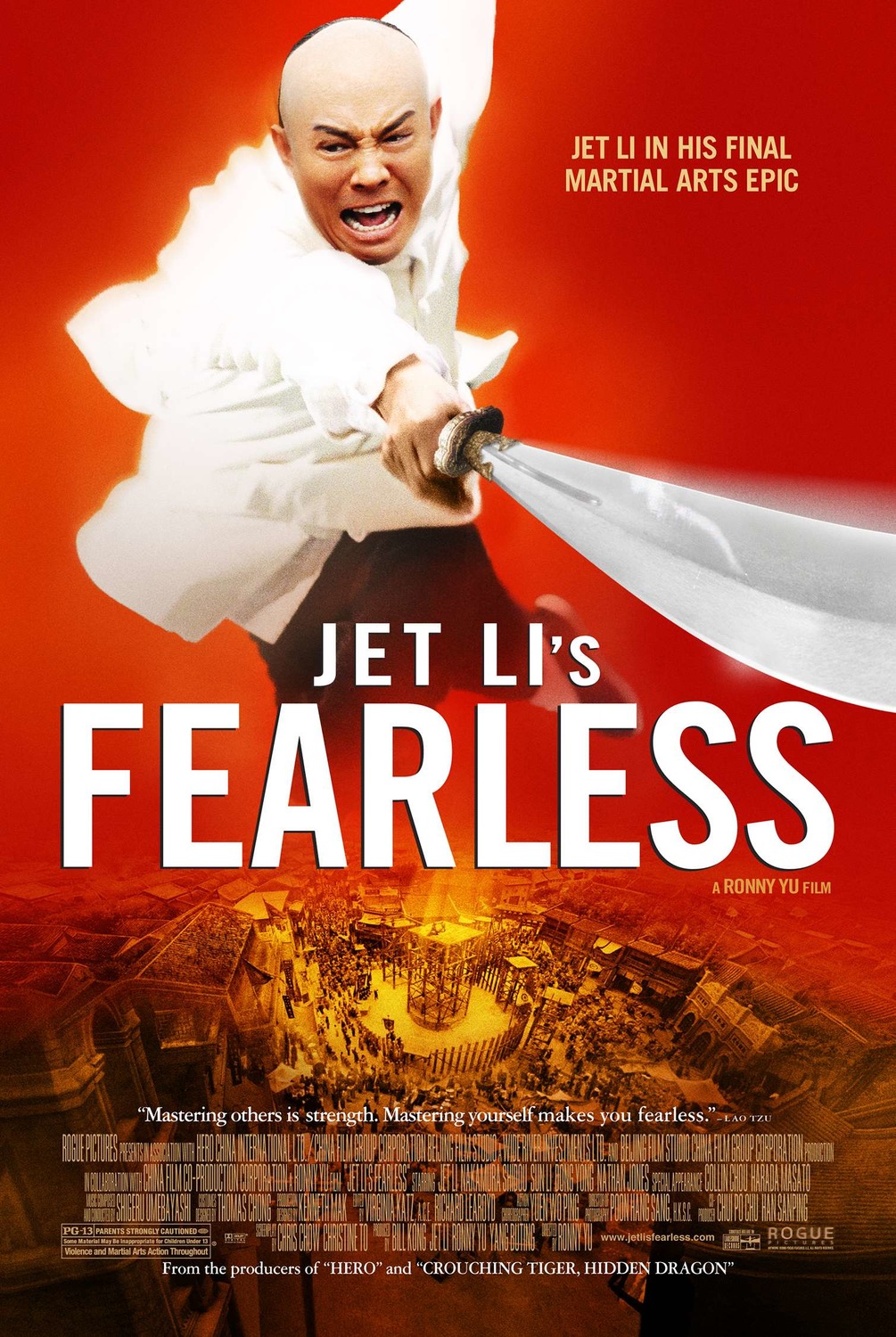 Extra Large Movie Poster Image for Fearless (#4 of 7)