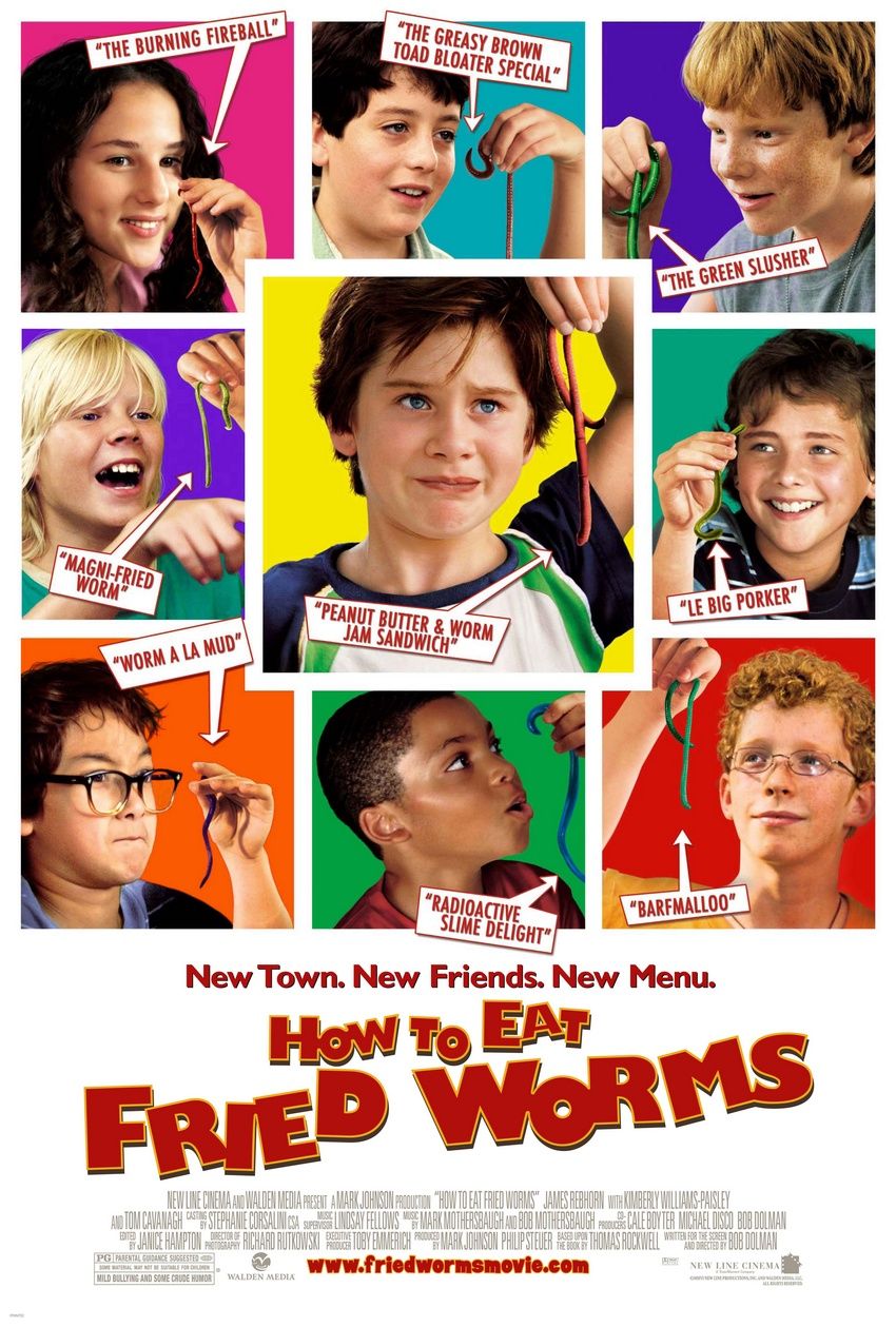 Extra Large Movie Poster Image for How to Eat Fried Worms 