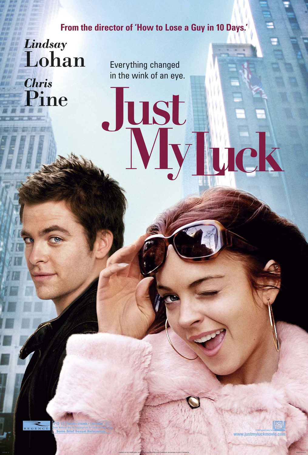 Extra Large Movie Poster Image for Just My Luck (#1 of 3)