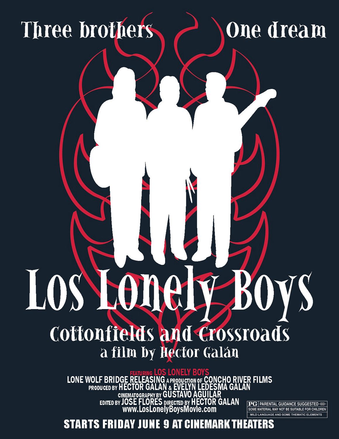 Extra Large Movie Poster Image for Los Lonely Boys: Cottonfields and Crossroads (#1 of 2)