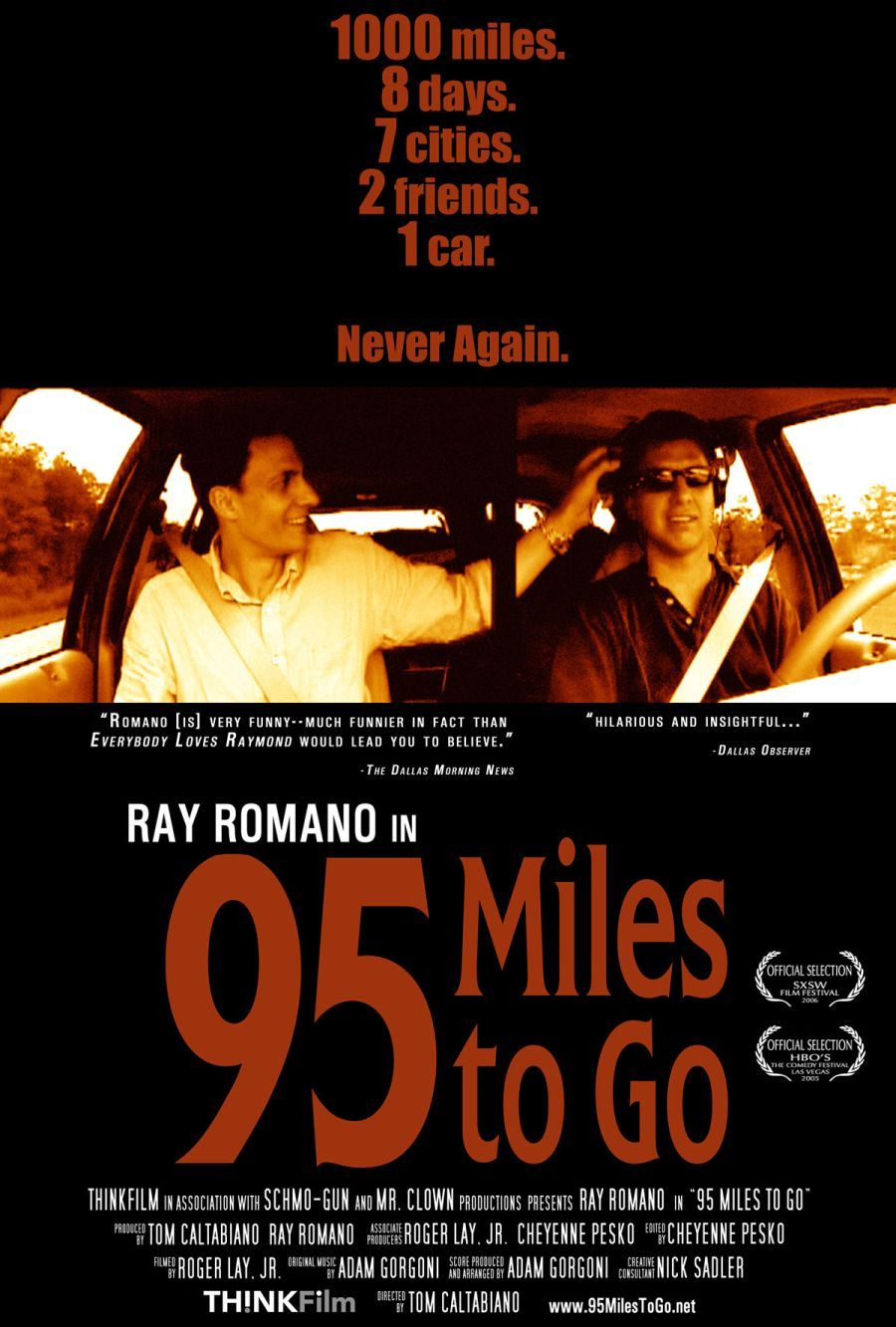 Extra Large Movie Poster Image for 95 Miles to Go 