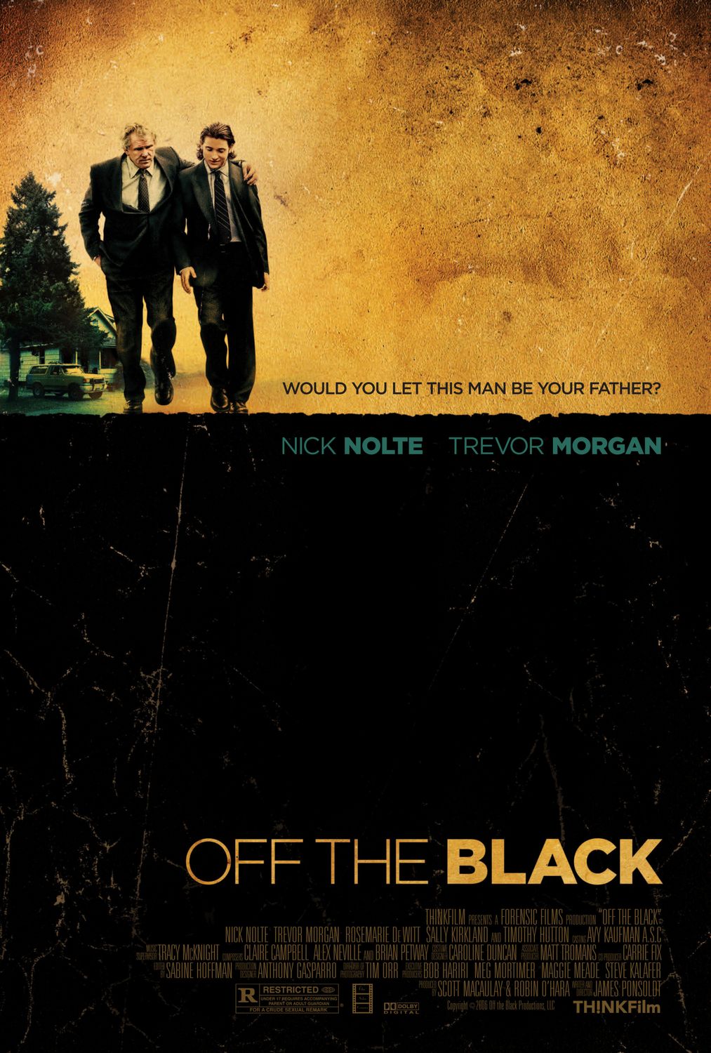 Extra Large Movie Poster Image for Off the Black 