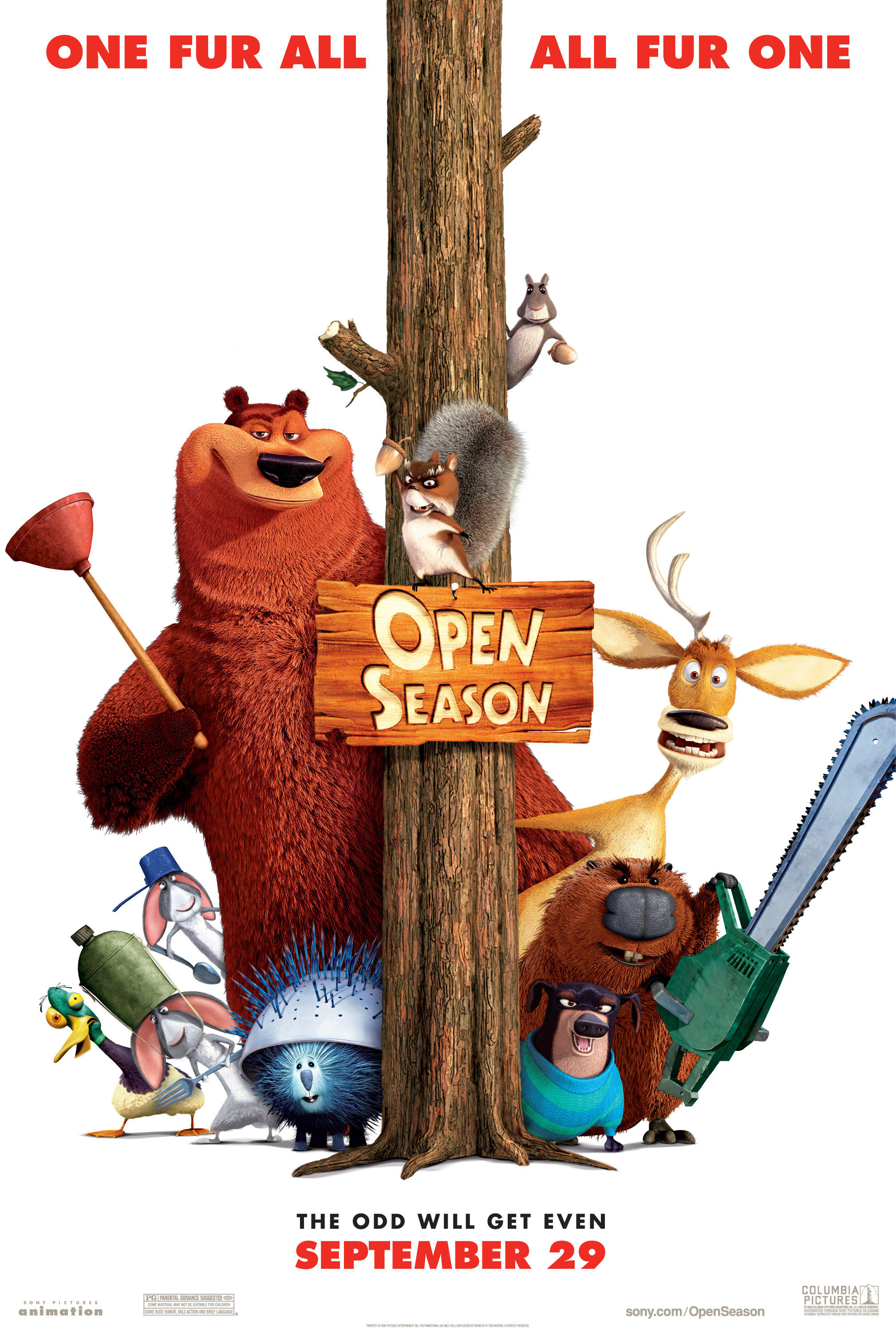 Mega Sized Movie Poster Image for Open Season (#2 of 13)