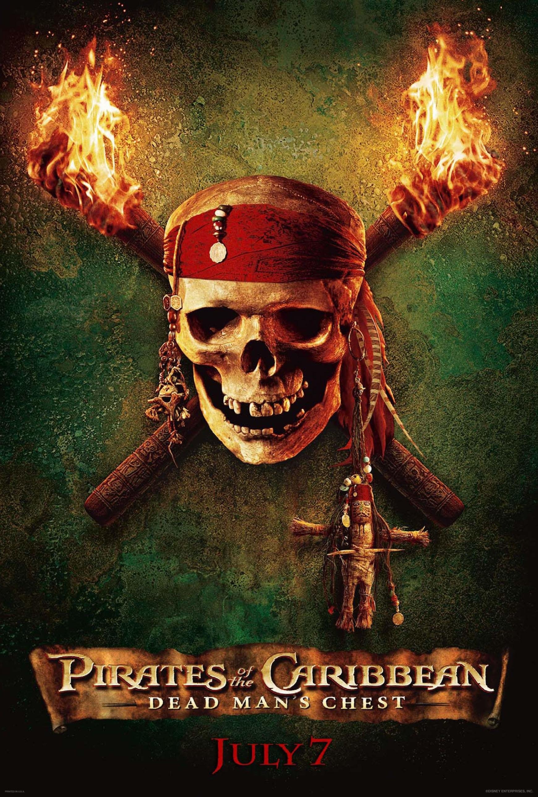 Mega Sized Movie Poster Image for Pirates of the Caribbean: Dead Man's Chest (#1 of 6)