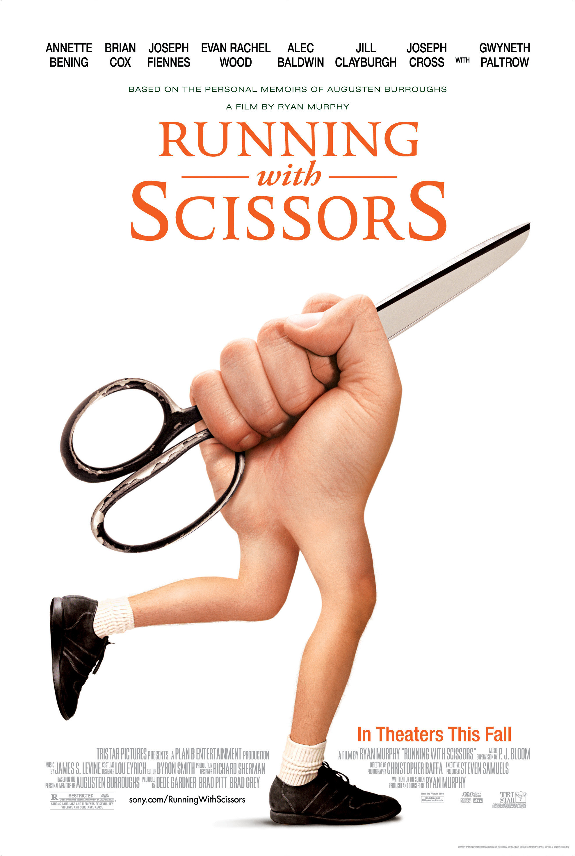 Mega Sized Movie Poster Image for Running With Scissors (#1 of 3)