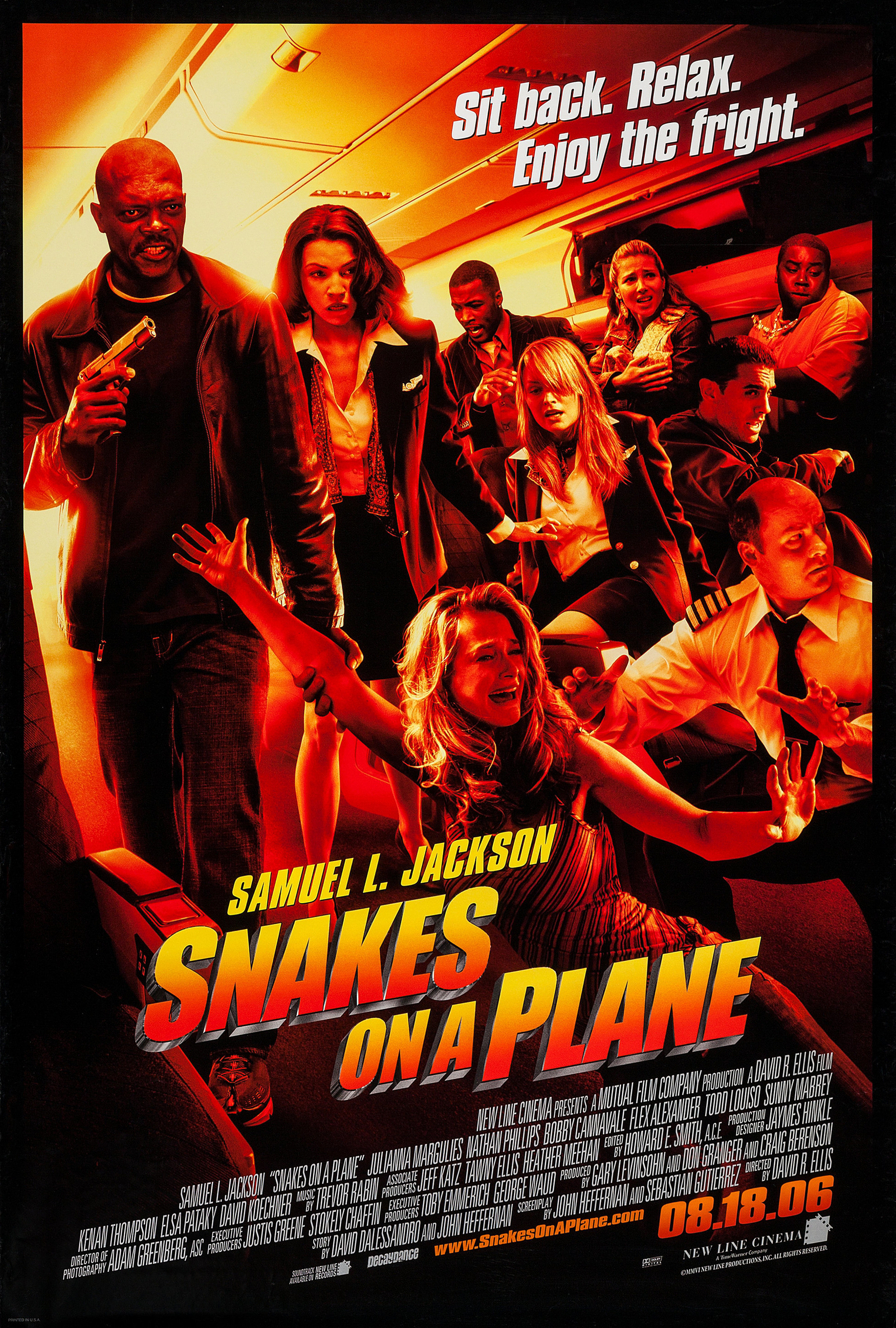 Mega Sized Movie Poster Image for Snakes on a Plane (#2 of 8)