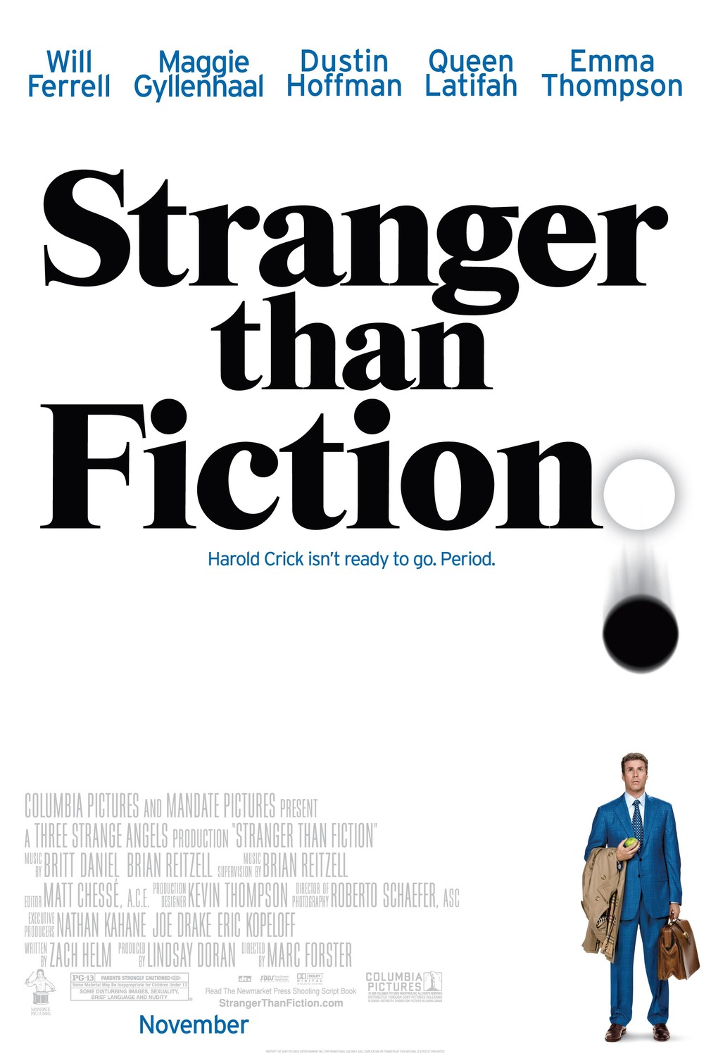 Extra Large Movie Poster Image for Stranger Than Fiction (#1 of 3)