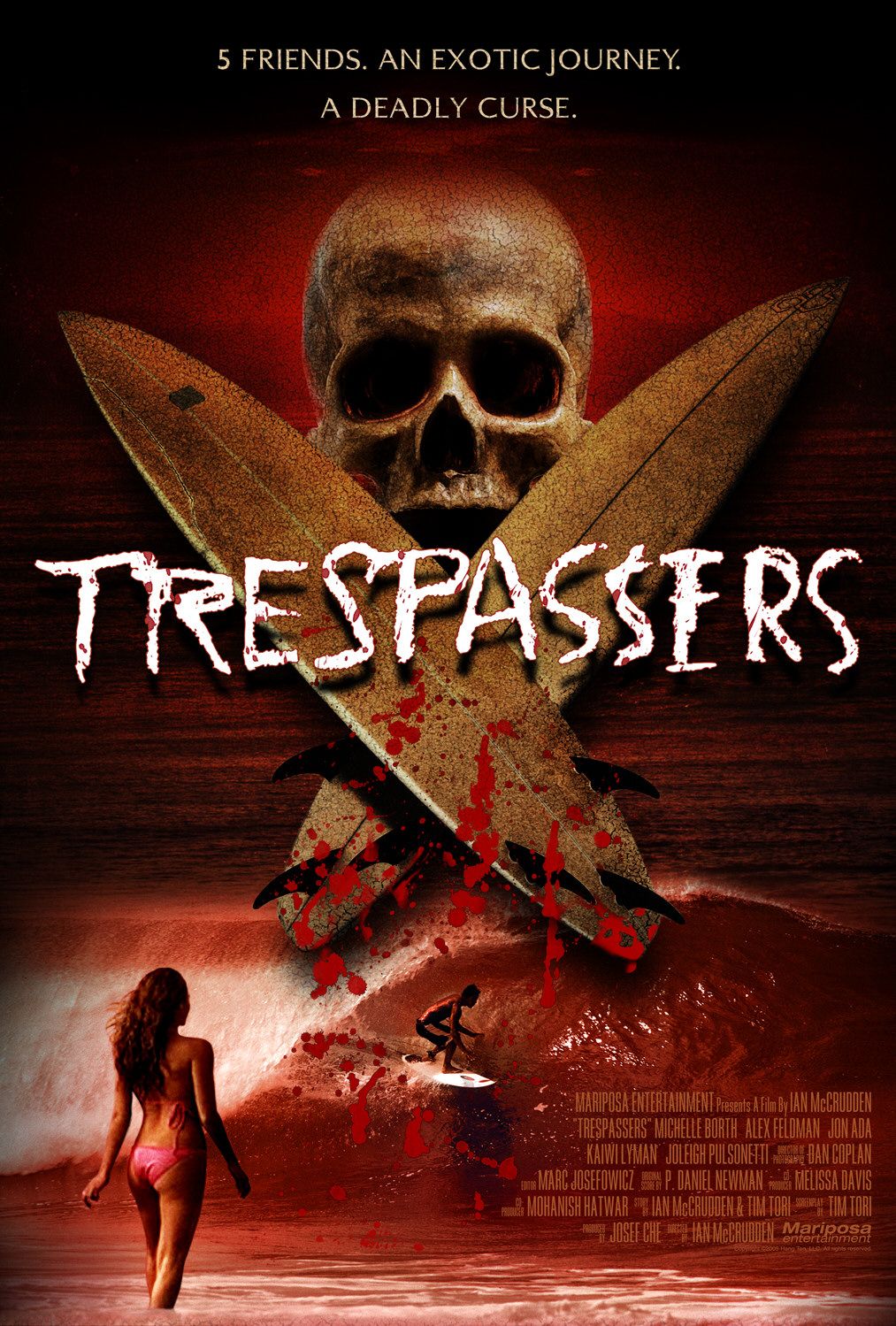 Extra Large Movie Poster Image for Trespassers 