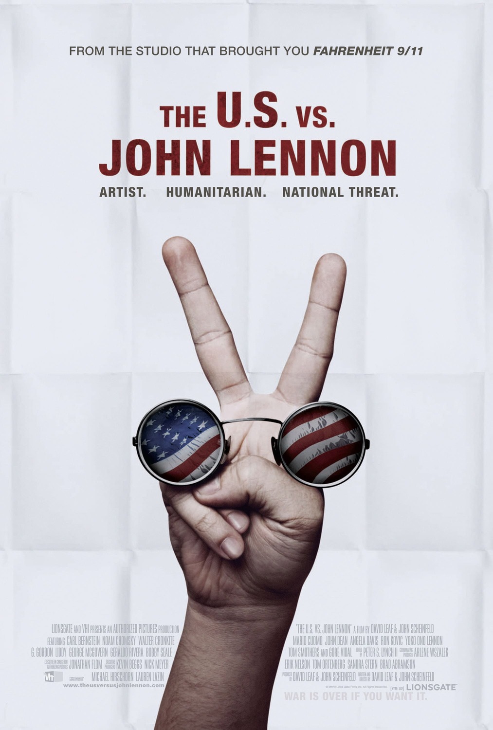 Extra Large Movie Poster Image for The U.S. vs. John Lennon (#1 of 2)