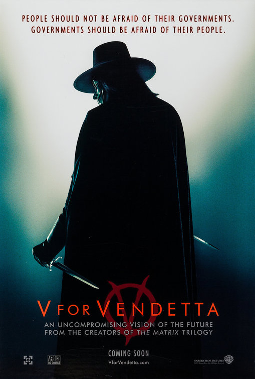 V For Vendetta Movie Poster 1 Of 6 IMP Awards