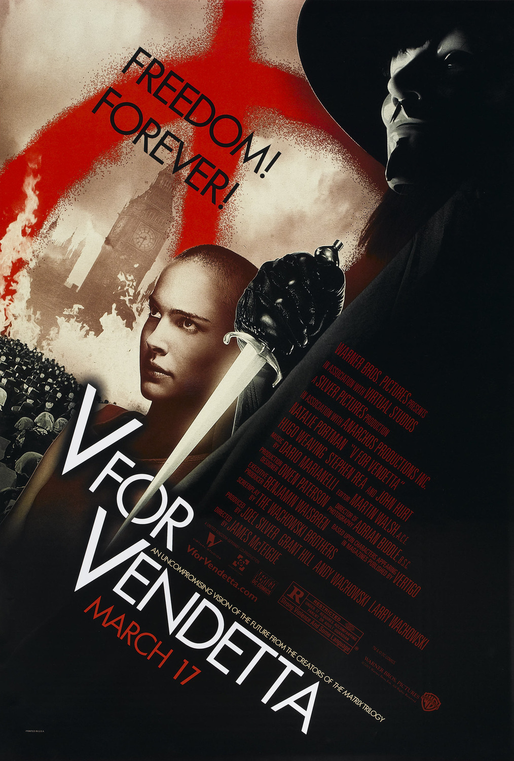 Extra Large Movie Poster Image for V for Vendetta (#2 of 6)