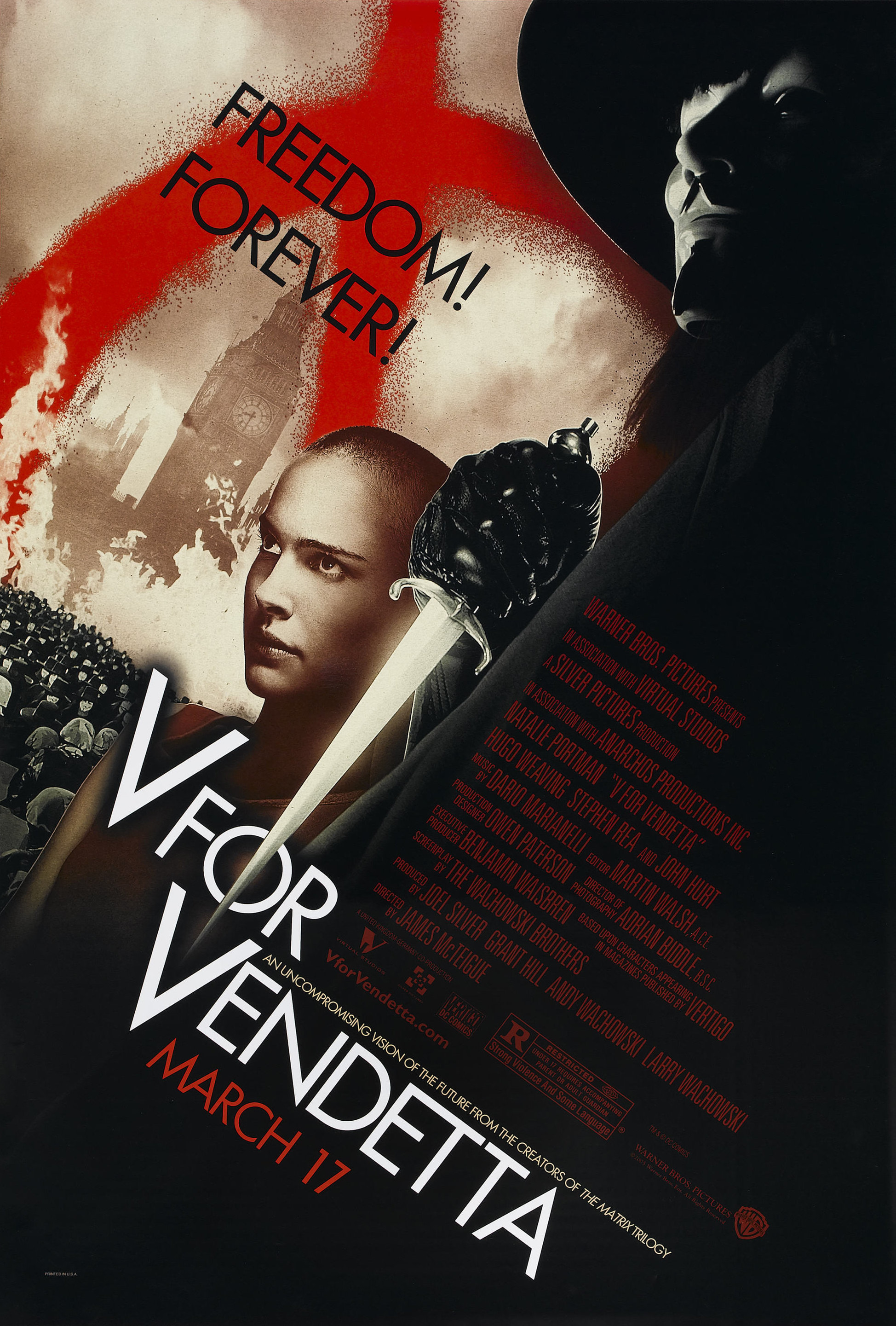 Mega Sized Movie Poster Image for V for Vendetta (#2 of 6)