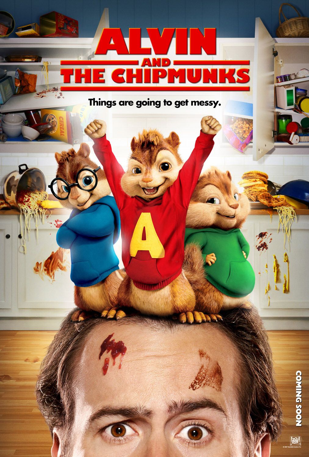 Extra Large Movie Poster Image for Alvin and the Chipmunks (#5 of 9)