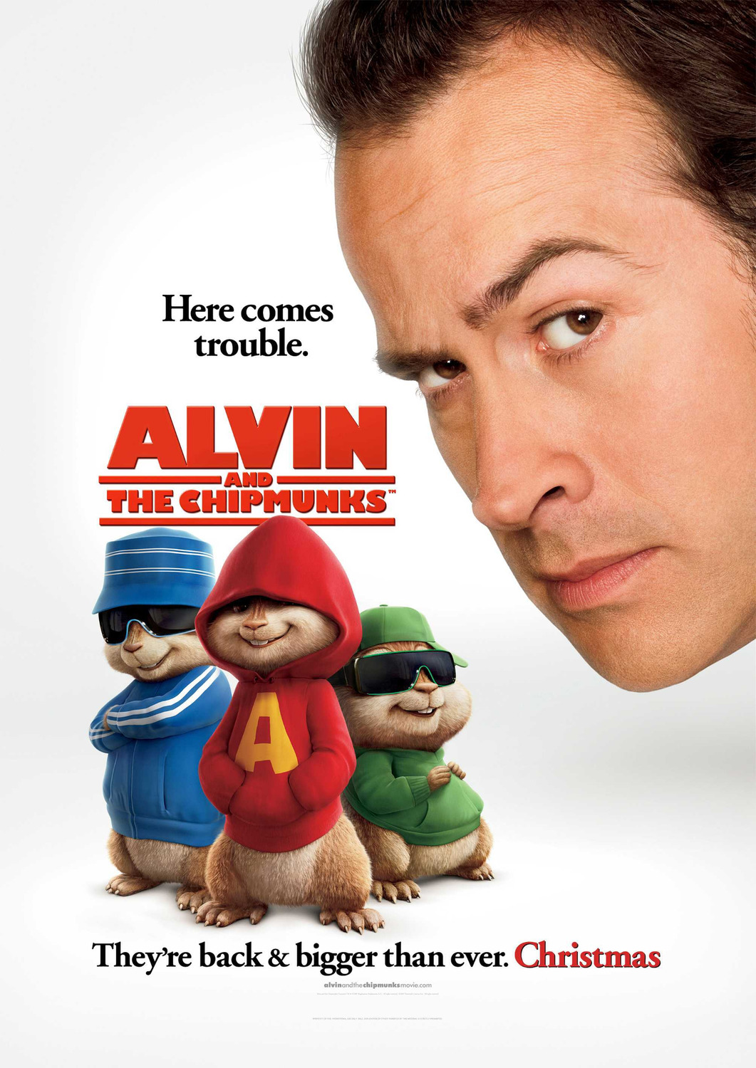Extra Large Movie Poster Image for Alvin and the Chipmunks (#1 of 9)