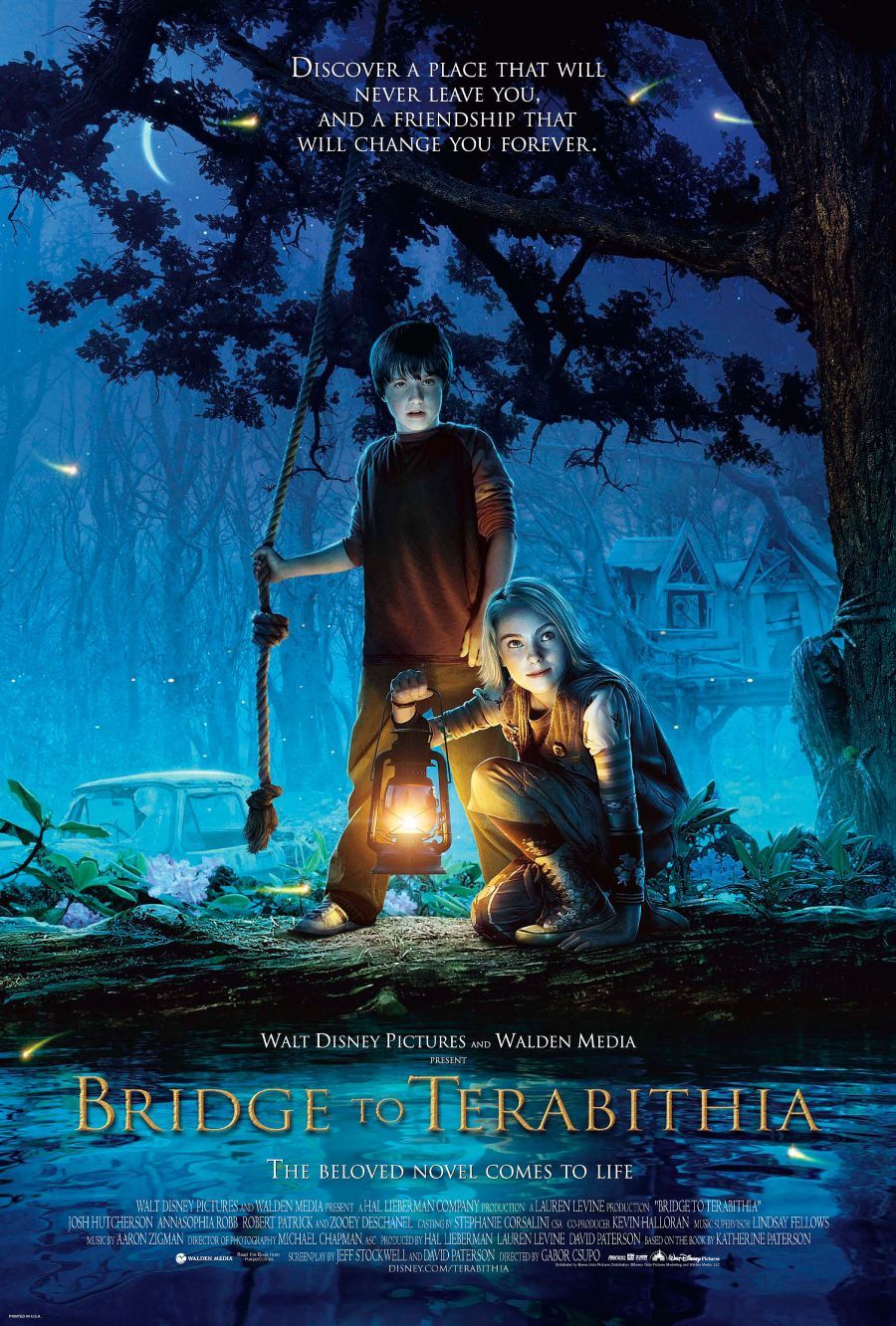 Extra Large Movie Poster Image for Bridge to Terabithia (#1 of 3)