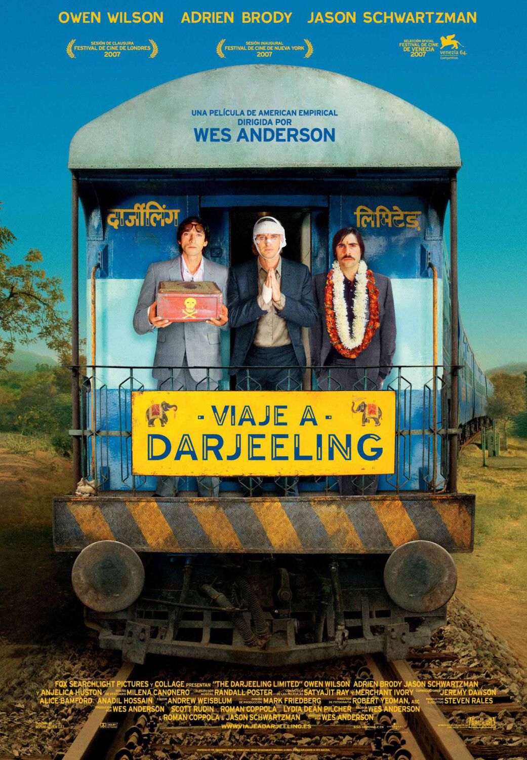 Extra Large Movie Poster Image for The Darjeeling Limited (#2 of 3)