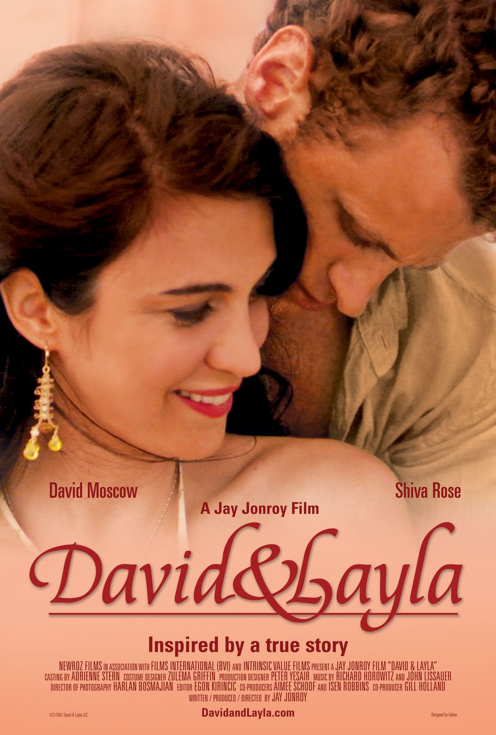 Extra Large Movie Poster Image for David & Layla 