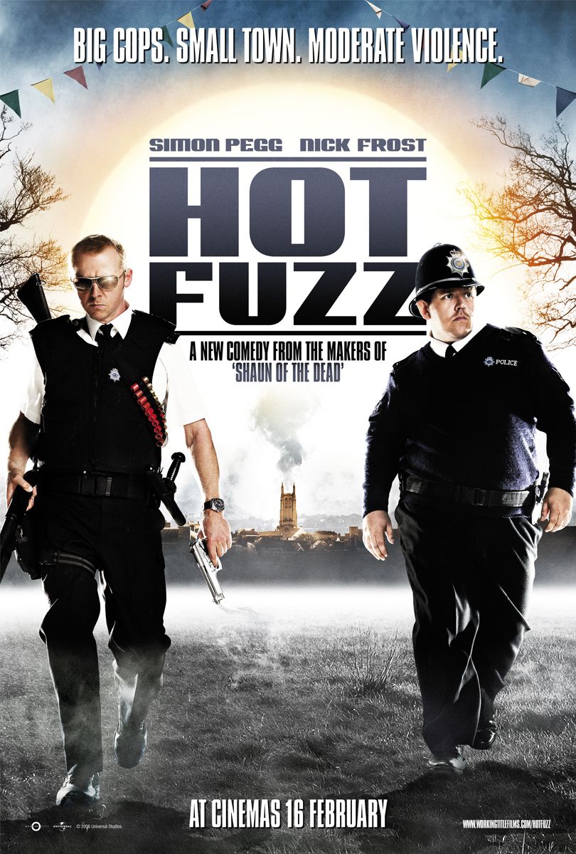 Hot Fuzz 2007  Movie Poster A0-A1-A2-A3-A4-A5-A6-MAXI C159