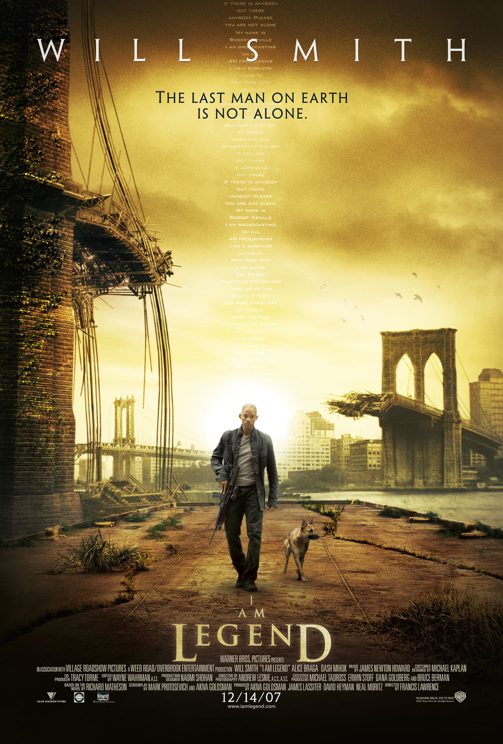 Extra Large Movie Poster Image for I Am Legend (#2 of 15)