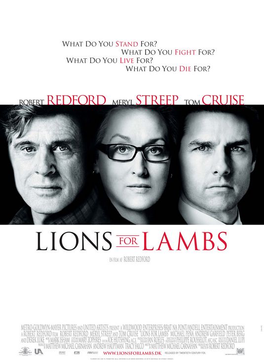 Lions for Lambs Movie Poster