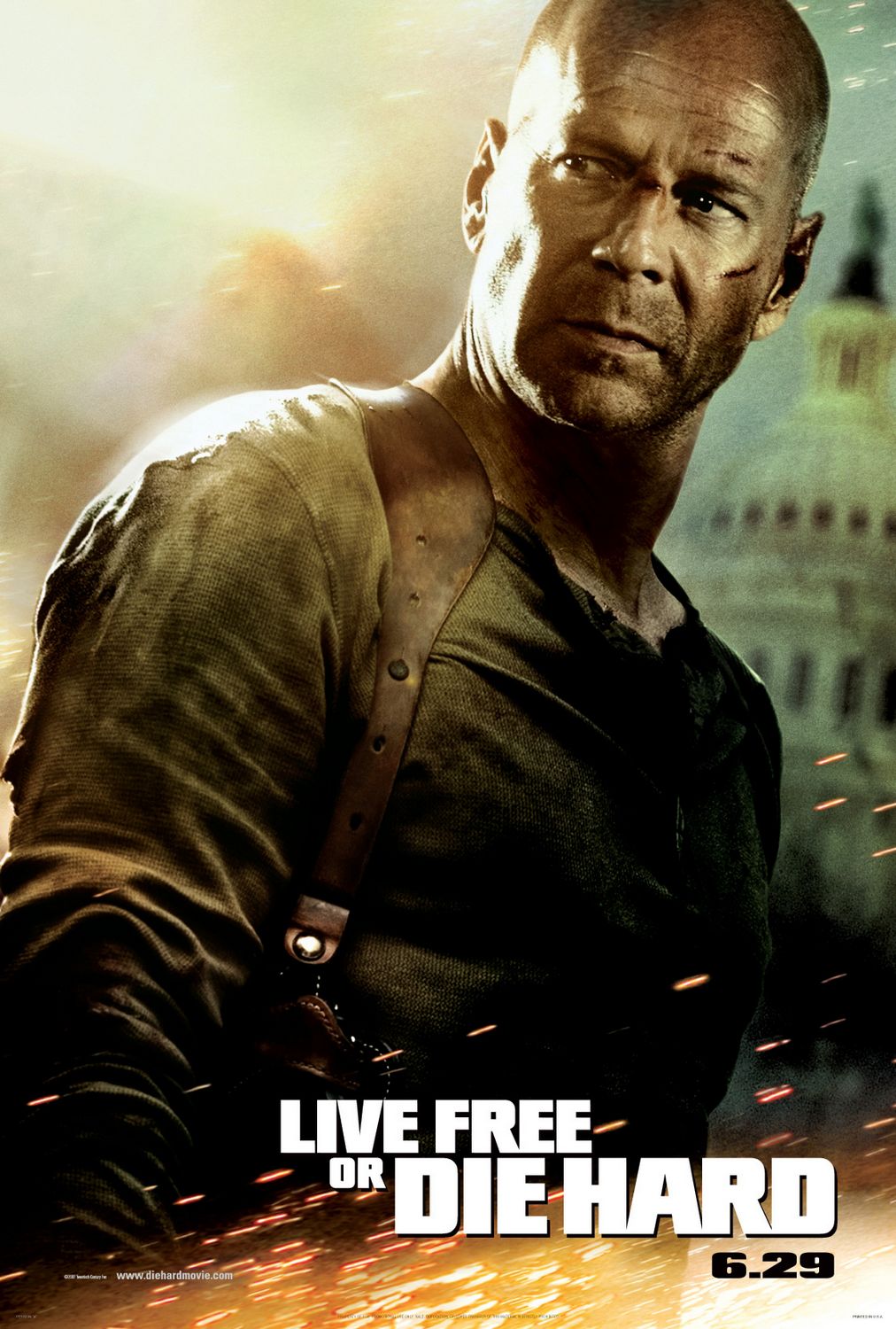 Extra Large Movie Poster Image for Live Free or Die Hard (#1 of 4)