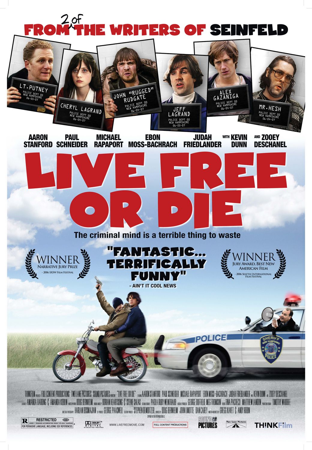 Extra Large Movie Poster Image for Live Free or Die 