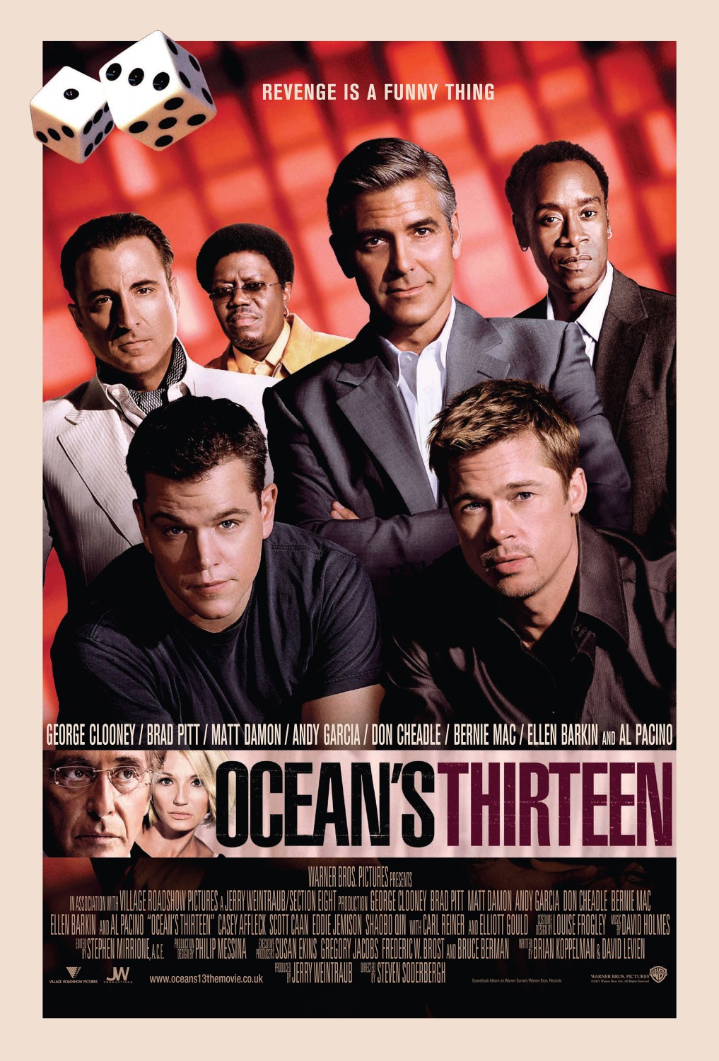 Extra Large Movie Poster Image for Ocean's Thirteen (#3 of 9)