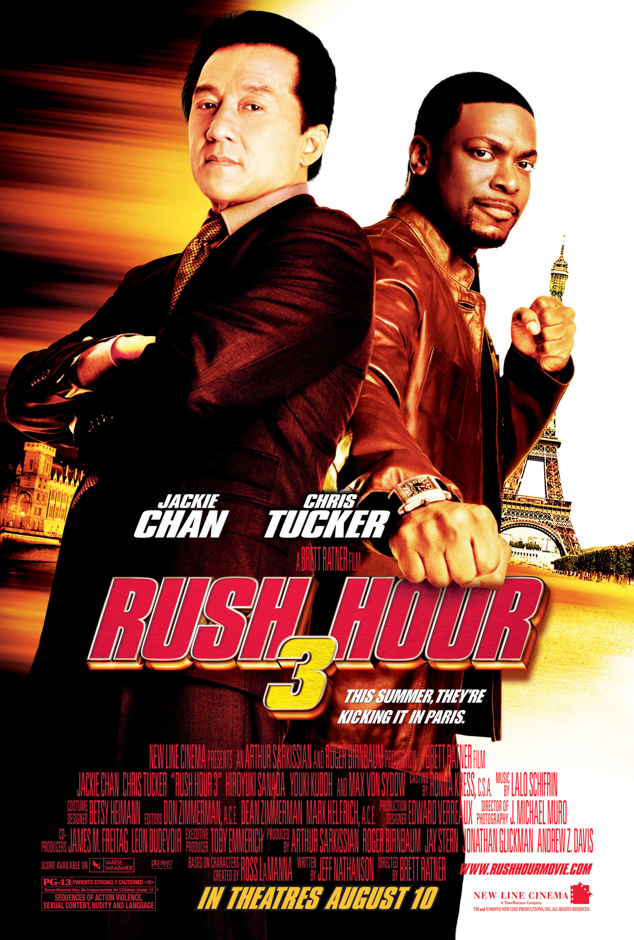 Mega Sized Movie Poster Image for Rush Hour 3 (#2 of 8)