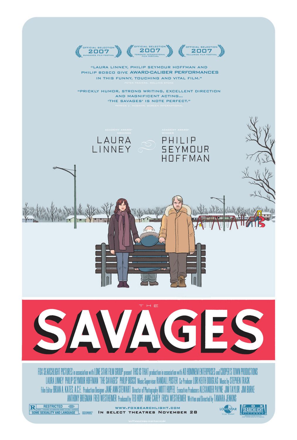 Extra Large Movie Poster Image for The Savages (#2 of 3)