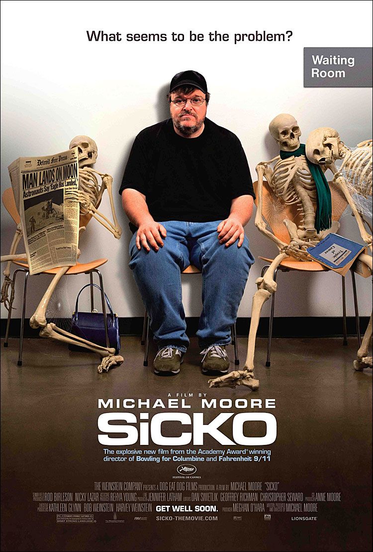 Extra Large Movie Poster Image for Sicko (#2 of 3)