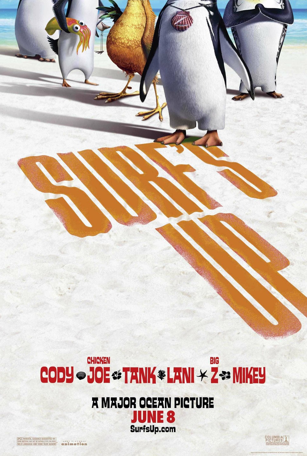 Extra Large Movie Poster Image for Surf's Up (#5 of 8)