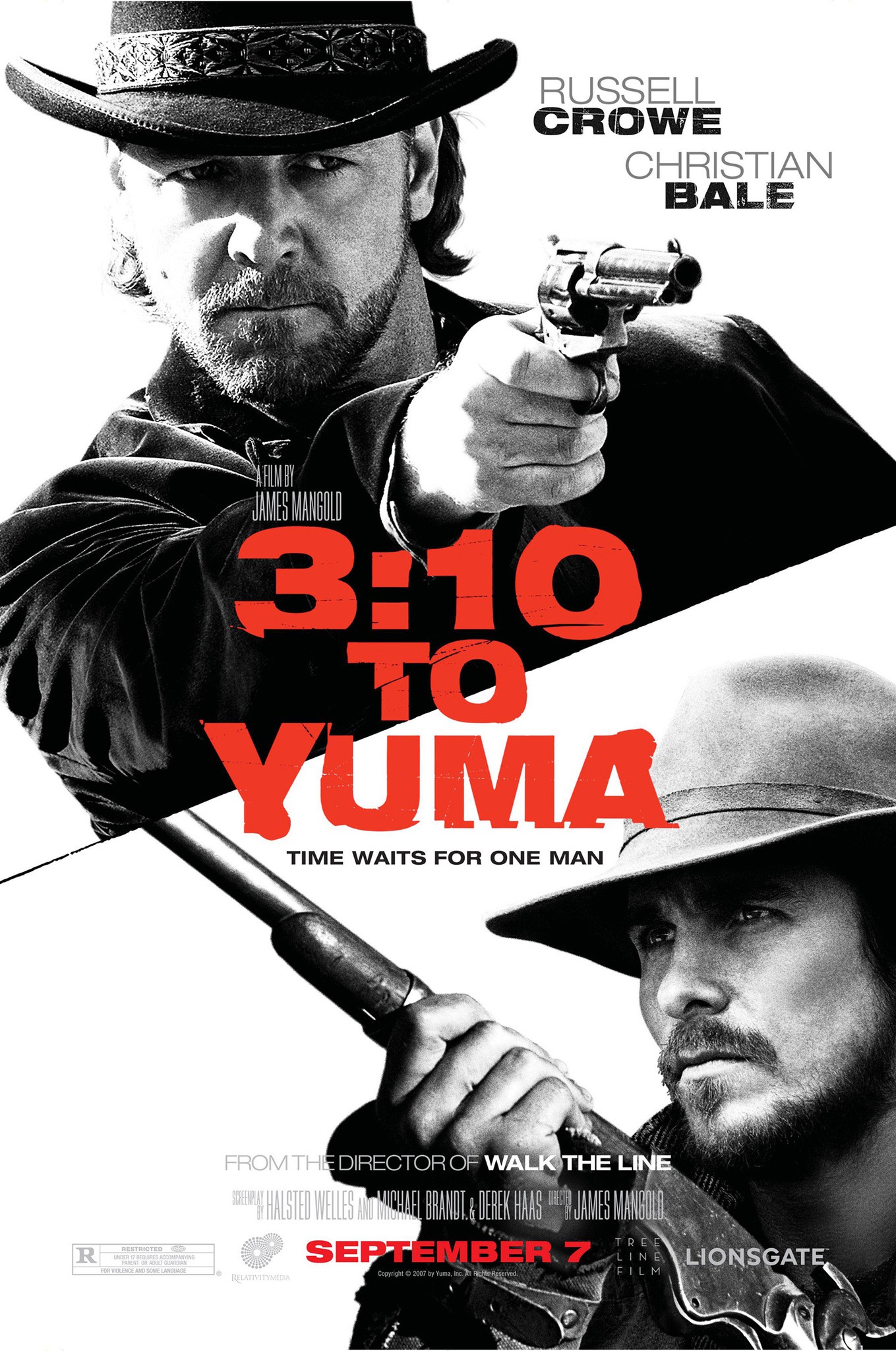Mega Sized Movie Poster Image for 3:10 to Yuma (#3 of 5)