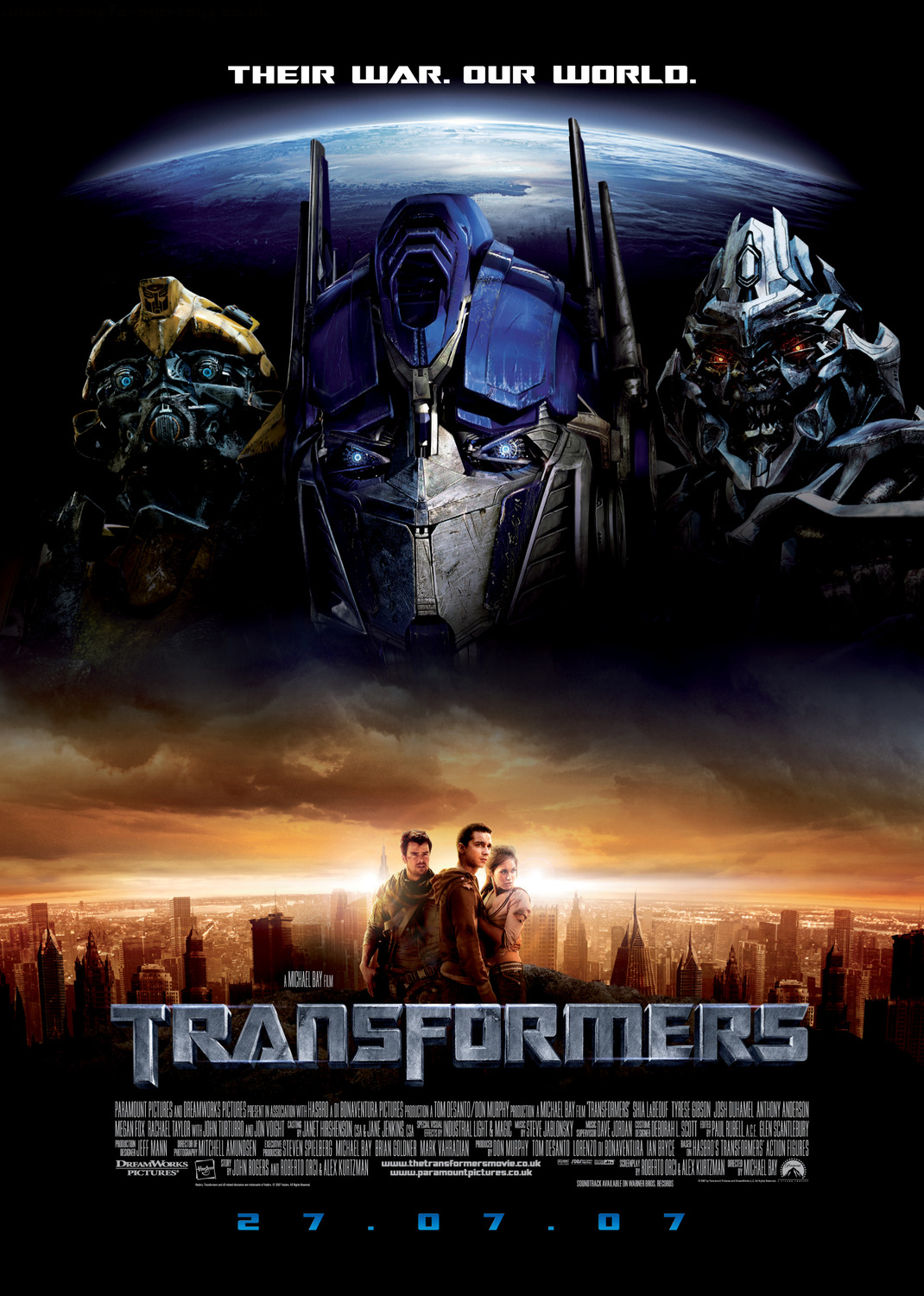 Extra Large Movie Poster Image for Transformers (#8 of 16)