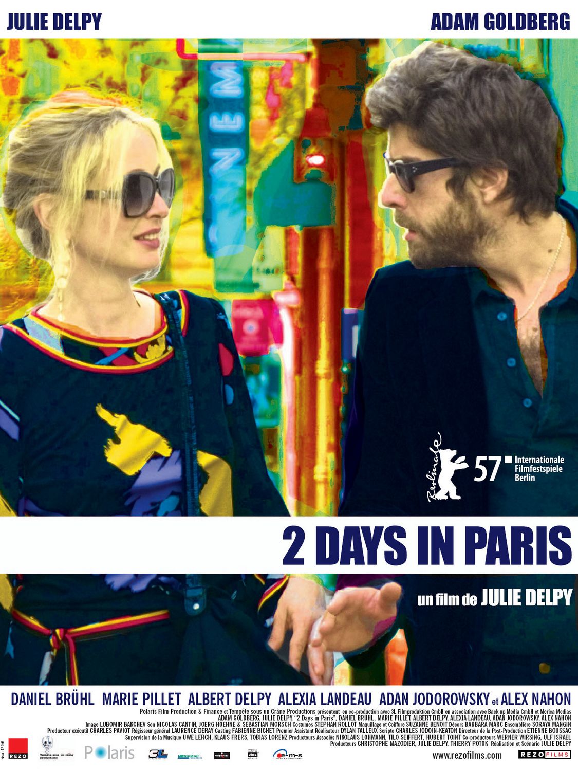 Extra Large Movie Poster Image for 2 Days in Paris (#1 of 6)