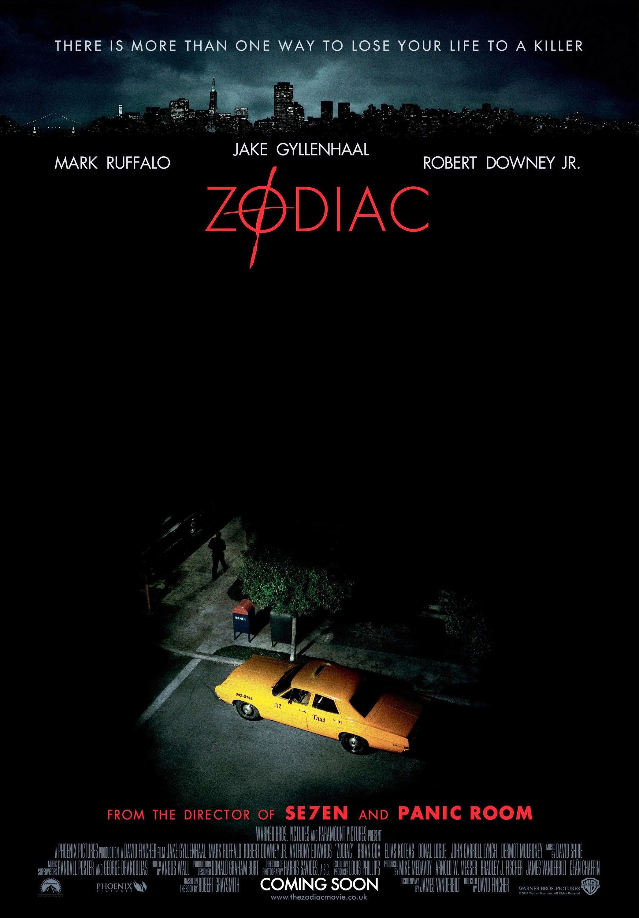 Mega Sized Movie Poster Image for Zodiac (#2 of 3)