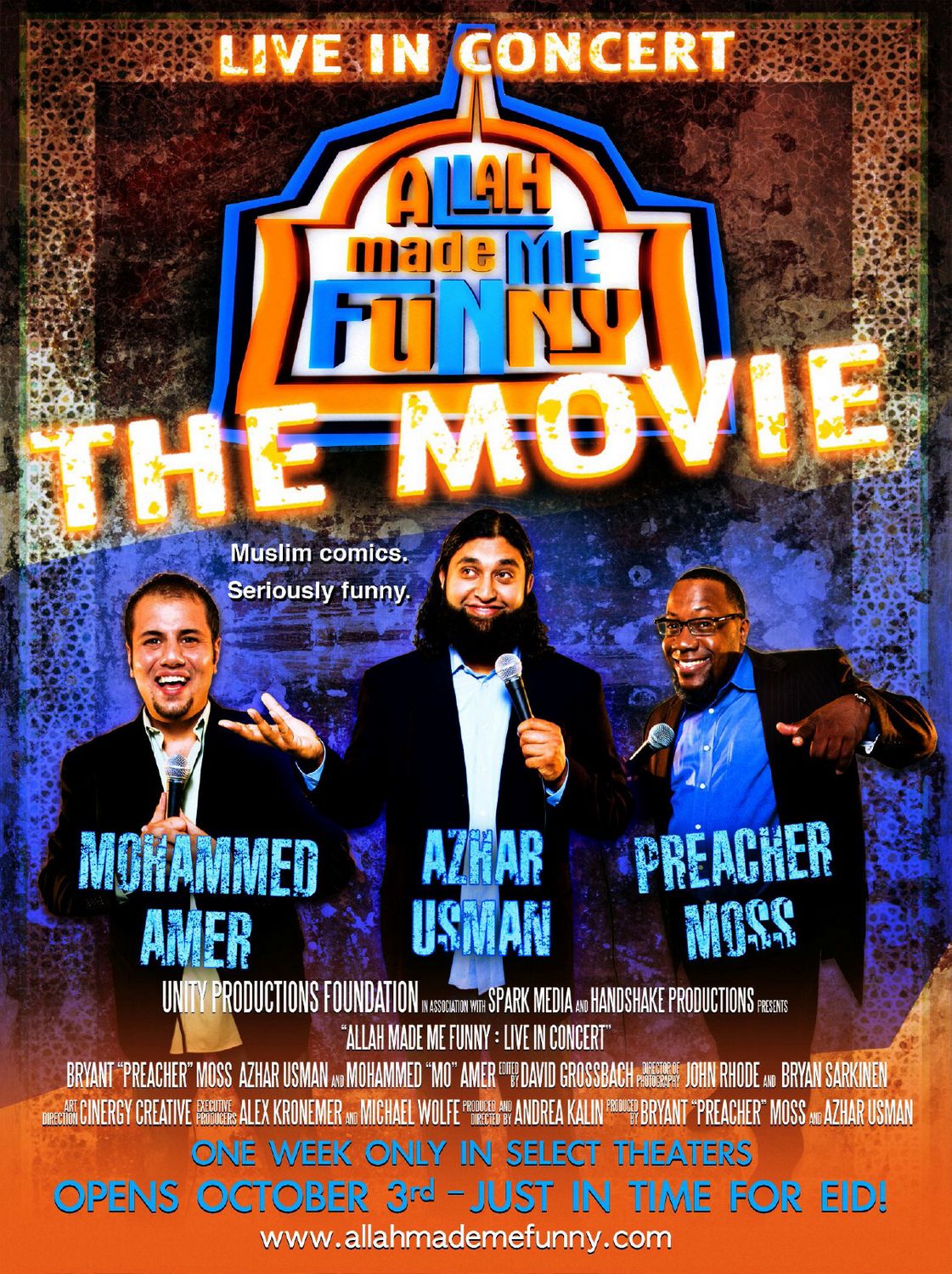 Extra Large Movie Poster Image for Allah Made Me Funny 