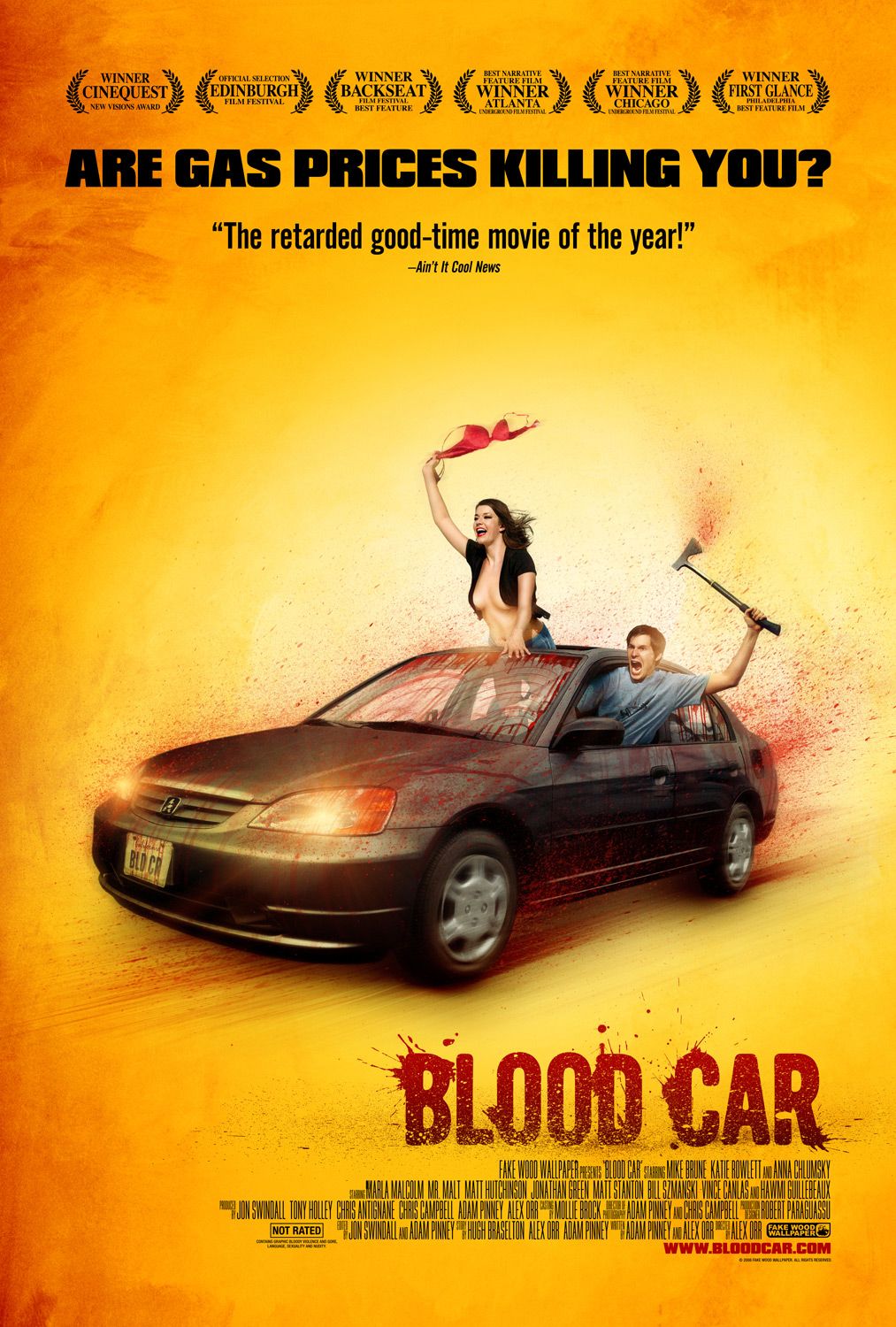 Extra Large Movie Poster Image for Blood Car 