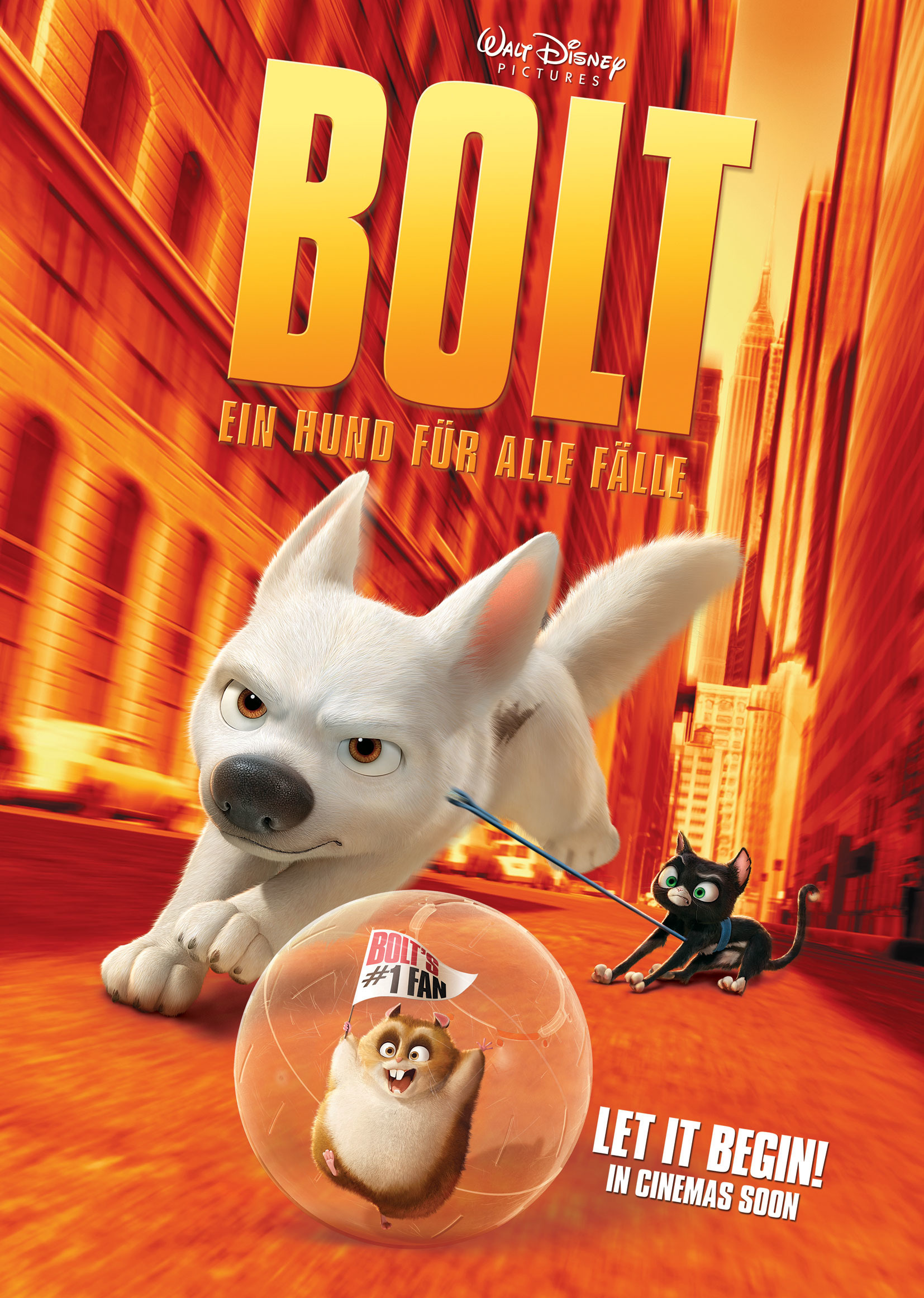 Mega Sized Movie Poster Image for Bolt (#3 of 4)