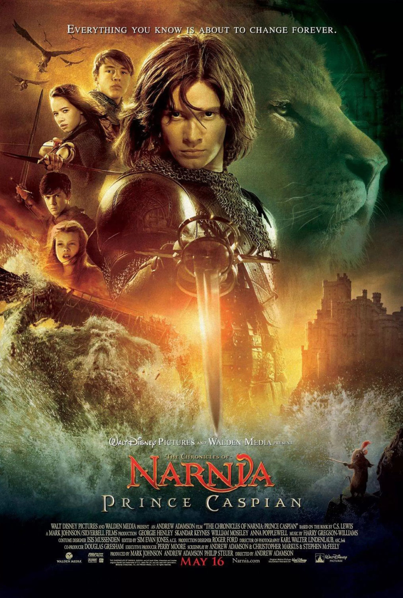 Mega Sized Movie Poster Image for The Chronicles of Narnia: Prince Caspian (#2 of 7)
