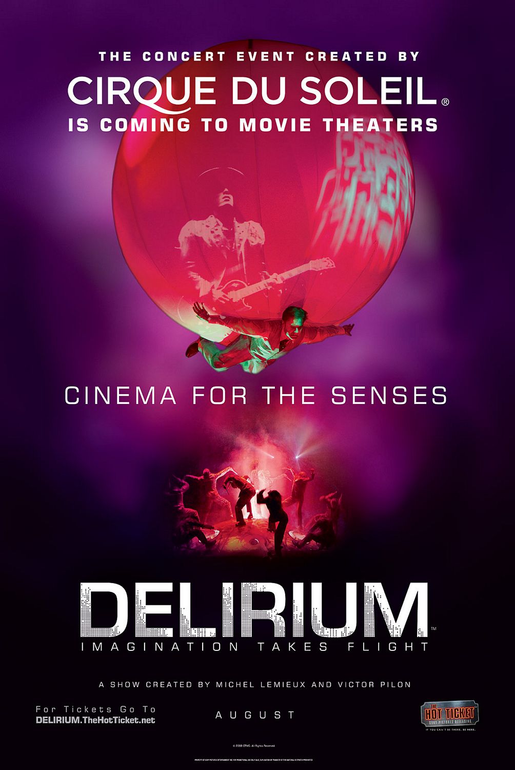 Extra Large Movie Poster Image for Cirque du Soleil: Delirium 